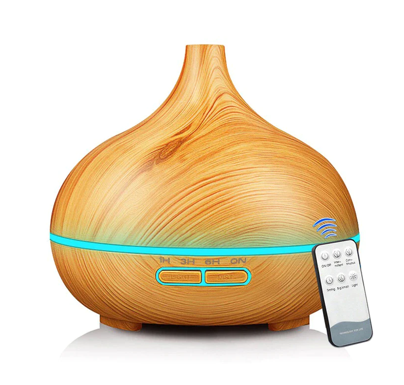 Difuzor umidificator, aromatizator ultrasunete, 7 culori programabil, oprire automata Fresh Air