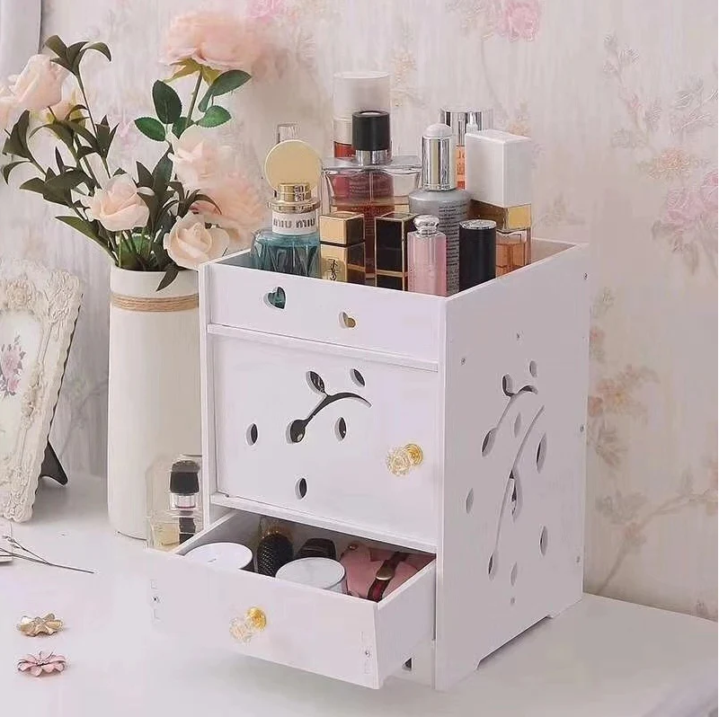 Suport organizator din PVC, pentru cosmetice, farduri 27x20 cm