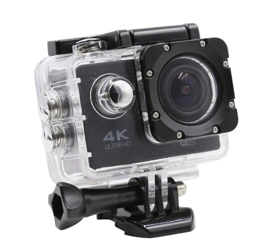 Pachet Camera Complet Cu Accesorii Sport ActionCam UltraHD 4K @ 30fps WiFi 16.0MP Black
