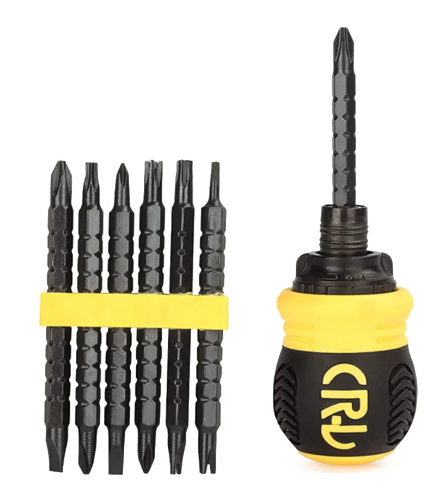 Set surubelnita 13 in 1 cu 6 varfuri magnetice si cap dublu BricoMall BM-SRBL-13IN1