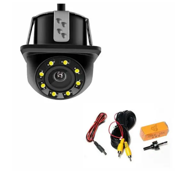 Camera Bricomall de Marsarier Mini Auto 8 Led in unghi BM-8LD
