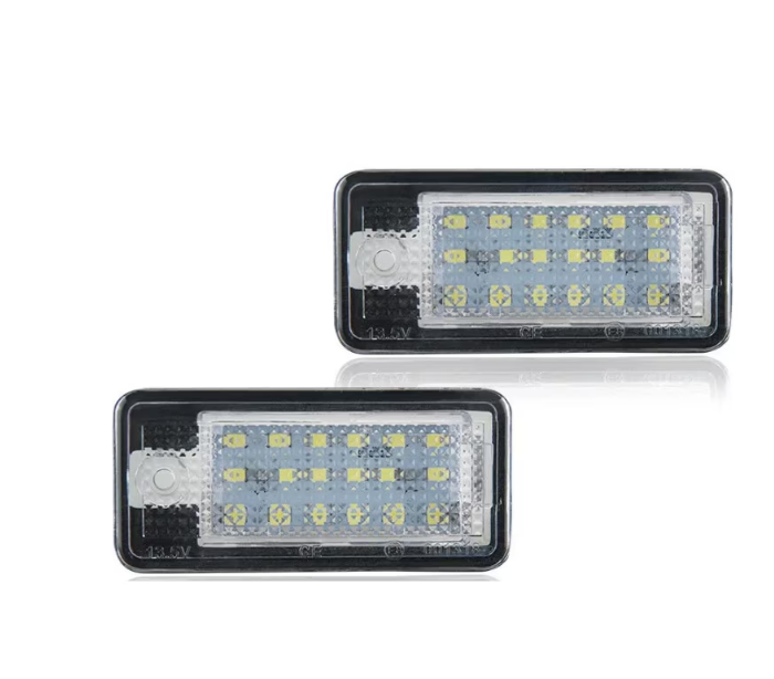 Set de 2 Lampi Bricomall numar LED pentru Audi A3 S3 A4 B7 S4 B7 RS4 B7 A6 C6 RS6 C6 A5 BM-LAD7