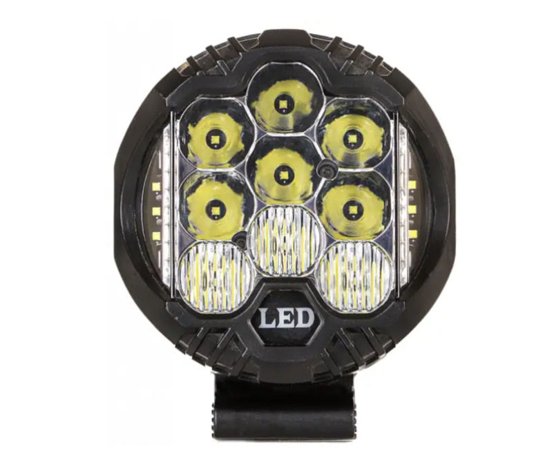 Proiector stroboscop cu lumina de zi galbena 12v-24v 280w 6000k BricoMall BM-280-GLB