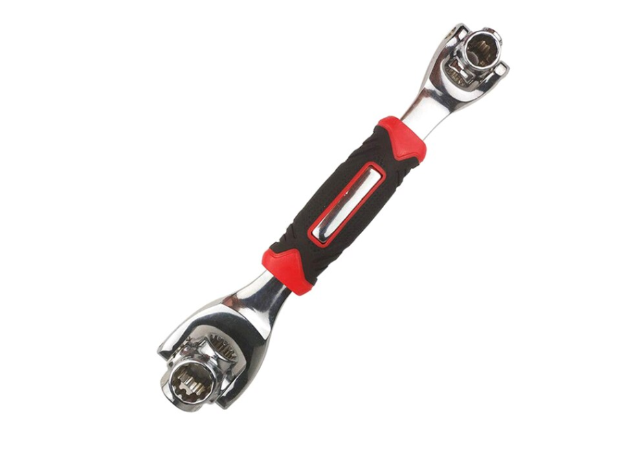 Cheie combinata rotativa cu capete 8 interschimbabile cu diametru variabil 8mm-19mm BricoMall BM-CH-RTV8
