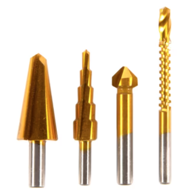 Set 4 freze HSS 8-20, 4-12, 12-4, 6 mm BricoMall BM-V7SS9