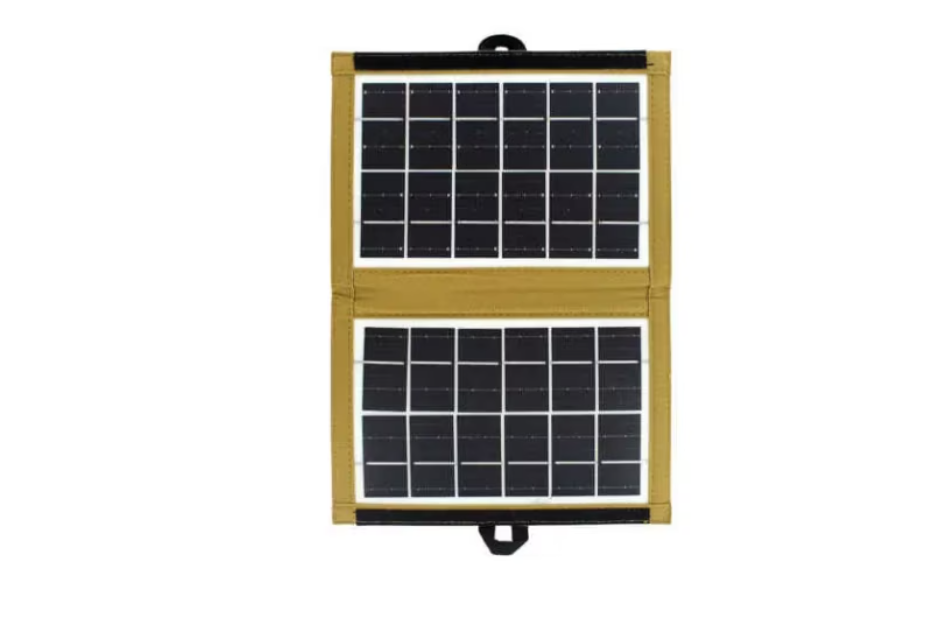 Panou solar pentru si cu Incarcare Solara, Portabil, Incarcare USB, 6W, pliabil, husa textila, BricoMall BM-PNL-SLR6W