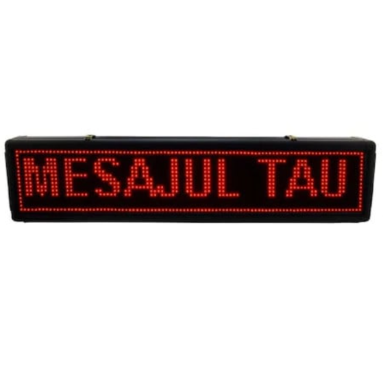Panou de afisare cu text LED,reclama luminoasa,70x20cm,culoare rosu,interior BricoMall BM-RCL20