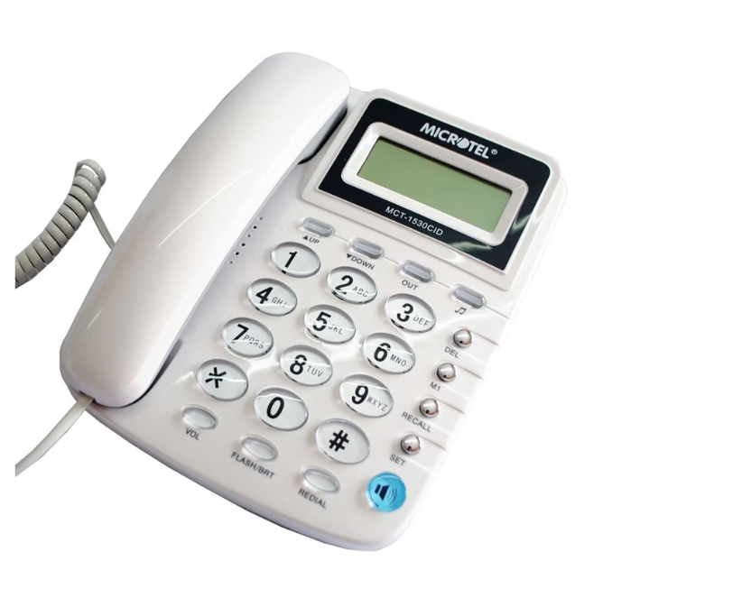 Telefon fix, display LCD BricoMall BM-TLF1520
