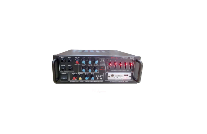 Amplificator audio Boxe, 2x40W, cu MP3-player si radio FM incorporat BricoMall BM-AMPF868
