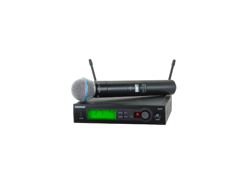 Microfon Wireless Profesional Cu Statie SLX 4 BricoMall BM-MCRF58