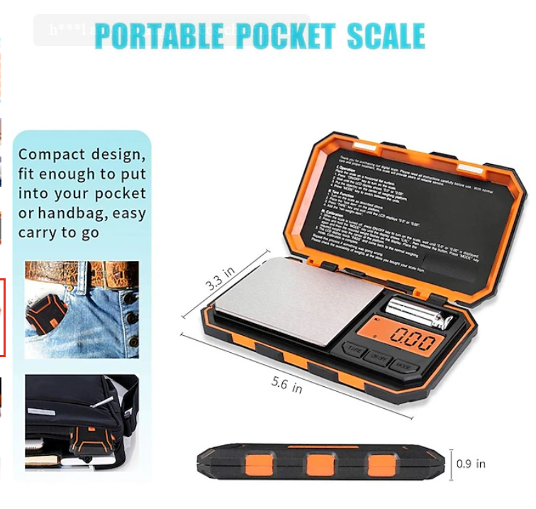 Mini cantar digital 200 g x 0,01 g 6 unitati de conversie mini cantar cu afisaj lcd functie de tara bijuterii BricoMall BM-CNTR200G