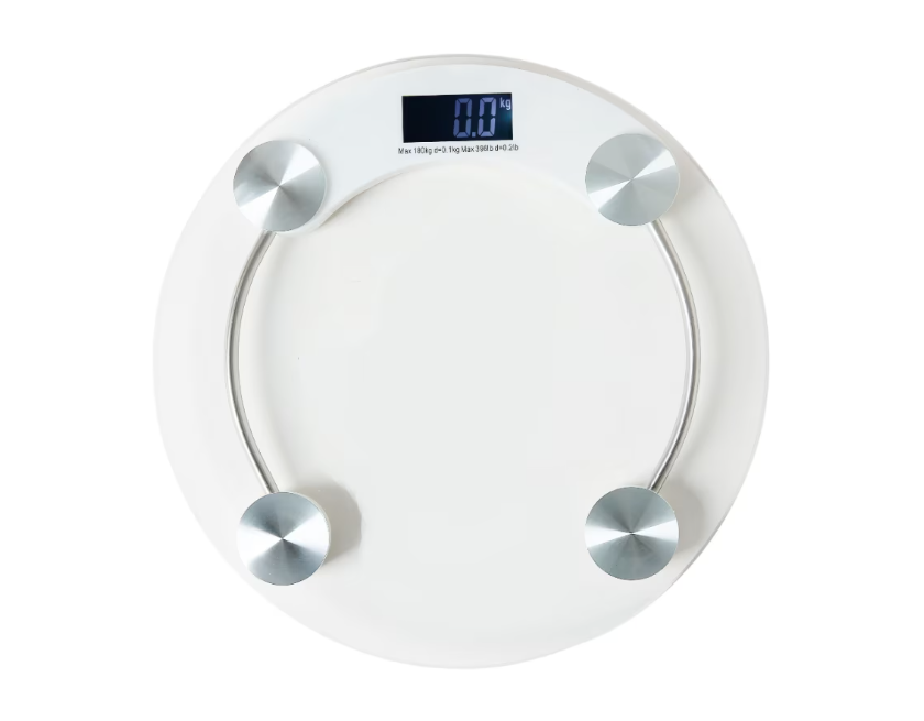 Cantar baie de mare precizie, 180 kg, platforma din sticla securizata de 6mm rezistenta la socuri, afisaj electronic design ergonomic ideal monitorizare greutate design milenium BricoMall BM-CNTR180KG
