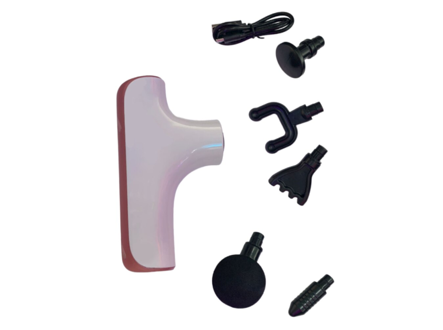 Aparat masaj tip pistol, masaj slabire, anticelulitic, tonifiere, relaxare, 4 trepte de viteza, 1800mAh BricoMall BM-MSJ-8001