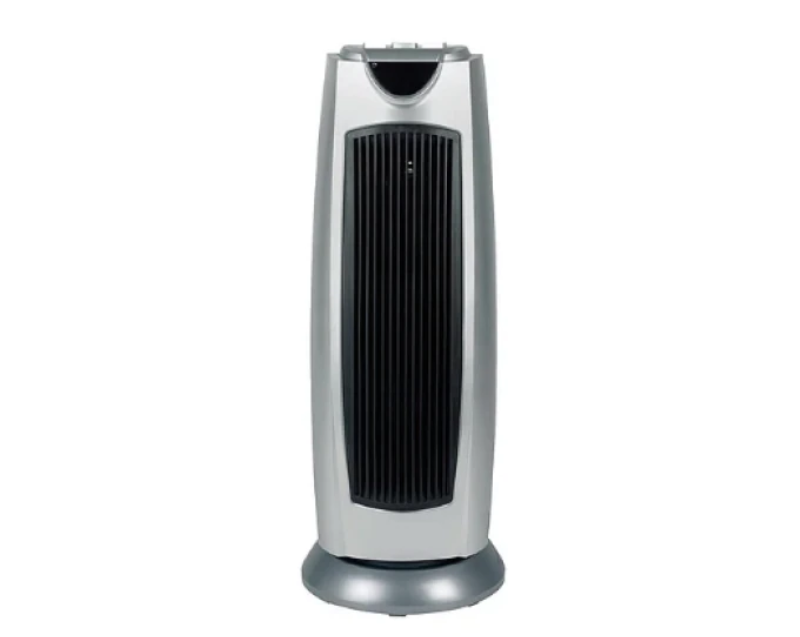 Aeroterma electrica cu ventilator, ceramica turn, LCD, 1-8 ore, 2000 W, gri BricoMall BM-AERT2000W