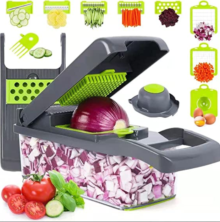 Tocator de legume profesional 10 in 1 multifunctional BricoMall BM-TCT101
