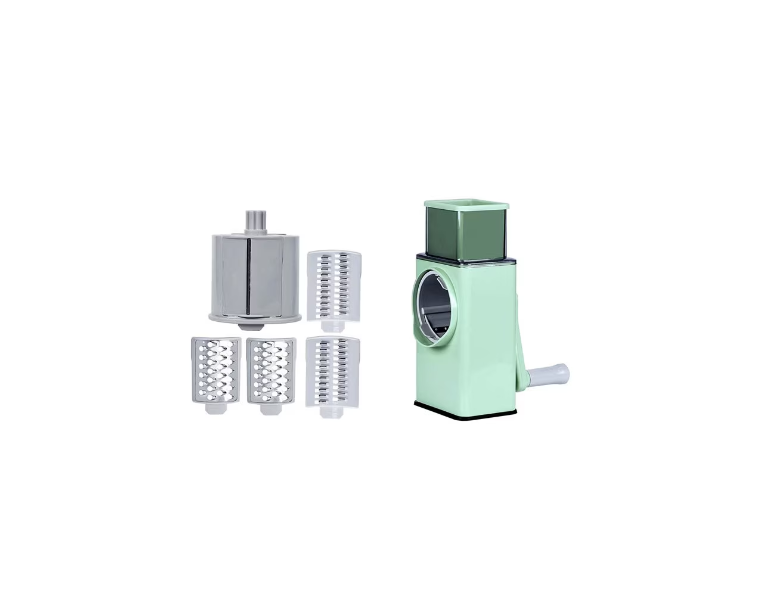 Set Razatoare multifunctionala, pentru legume, fructe sau nuci, monopera fina, otel inoxidabil, 4 lame incluse BricoMall BM-RZT4L