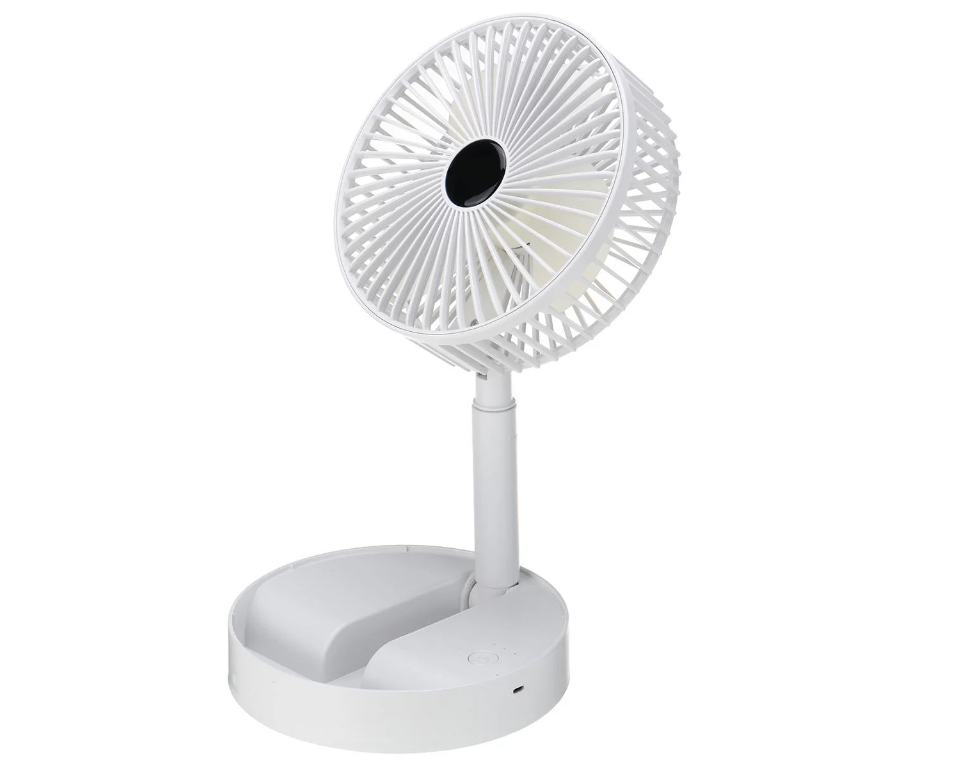 Ventilator de biro, cu USB, 4.5W, Alb BricoMall BM-VNT45