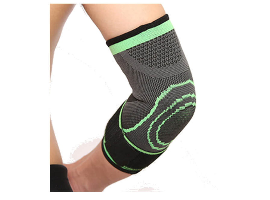 Cotiera Elastica, Verde cu Negru, Unisize BricoMall BM-ANKL5