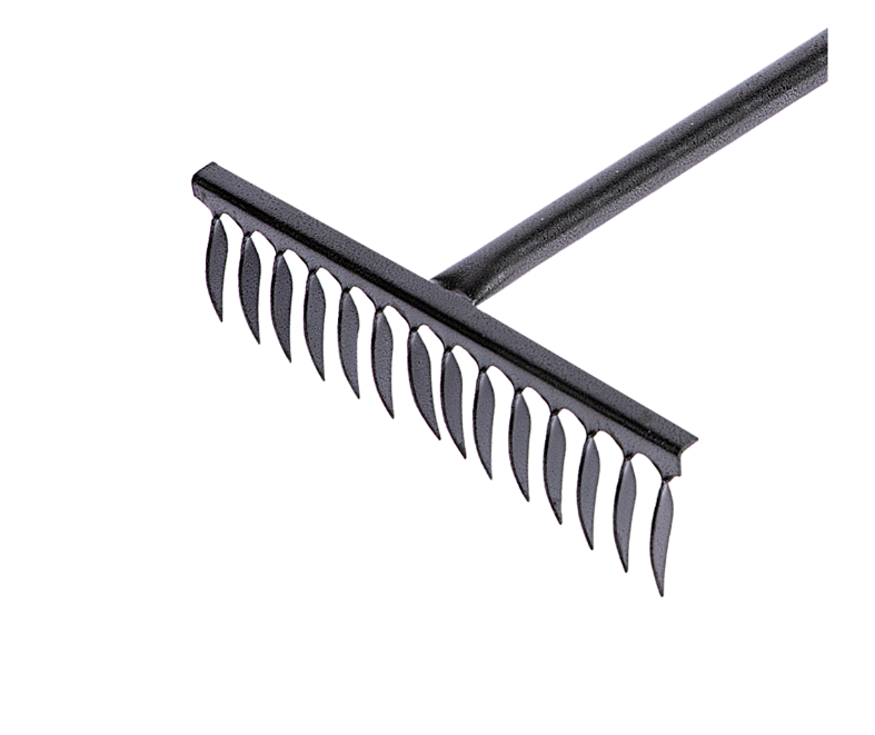 Grebla 14T cu coada metalica BricoMall BM-GRB14T