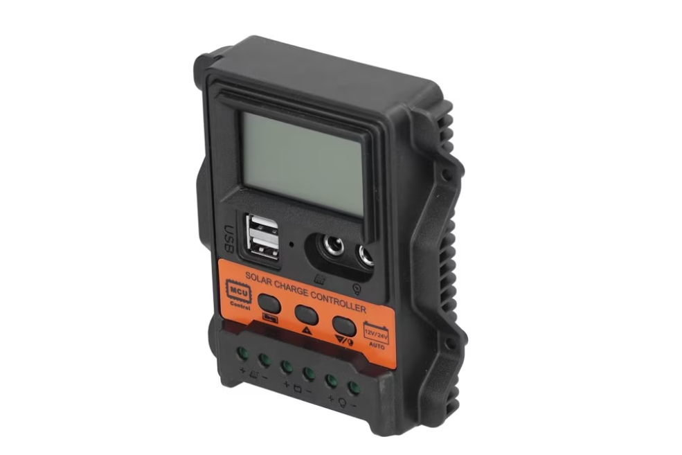 Controler Solar de 30A LCD Dual DC+USB 12 / 24V BricoMall BM-CNTR30ALCD