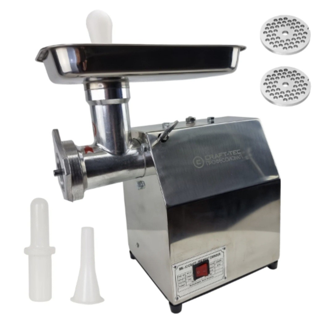 Masina de tocat carne, profesionala, MK-12, 850W, 150 Kg/h, Inox