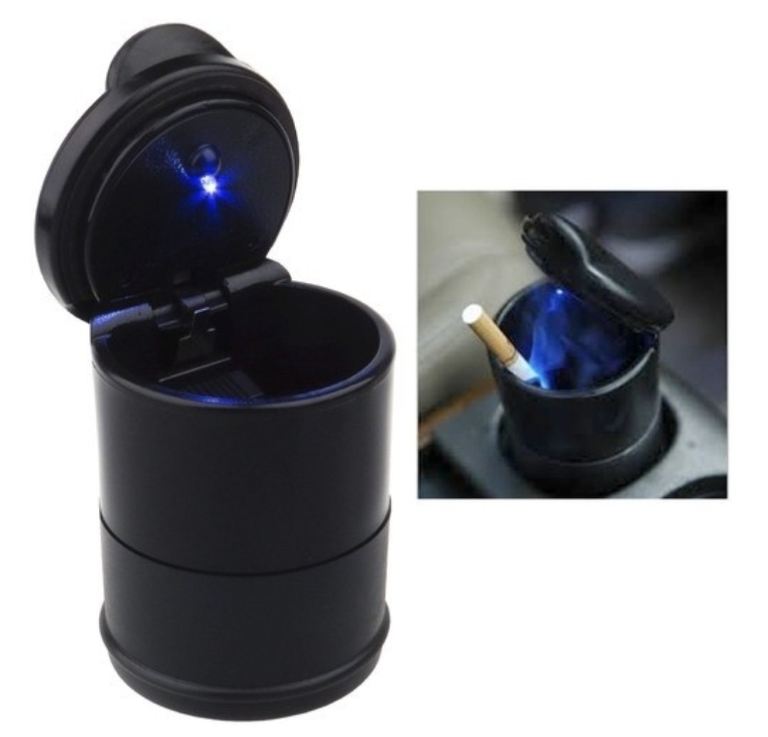 Scrumiera Universala cu Capac si LED