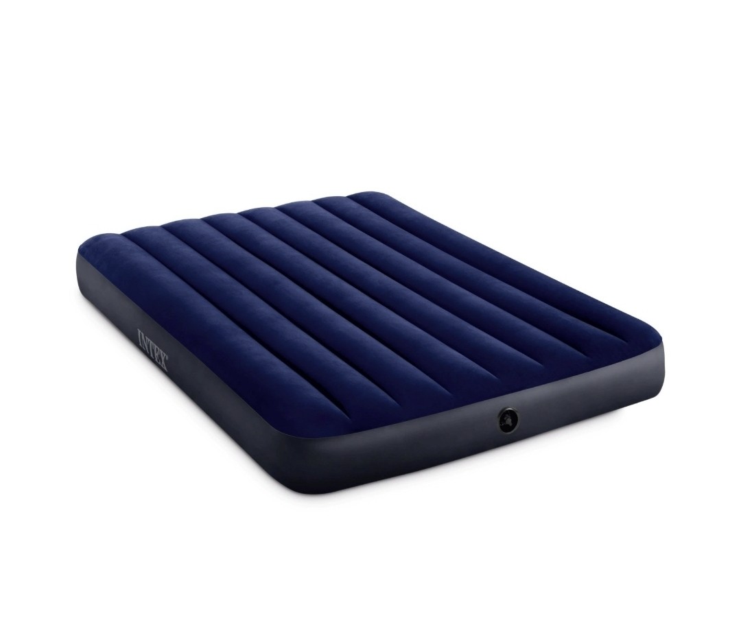 Saltea gonflabila pentru camping, Intex 64758, 2 locuri, 191 x 137 x 25 cm
