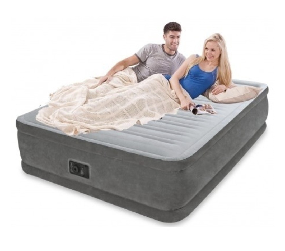 SALTEA GONFLABILA INTEX 64474 CU POMPA INCORPORATA 152X203X46CM
