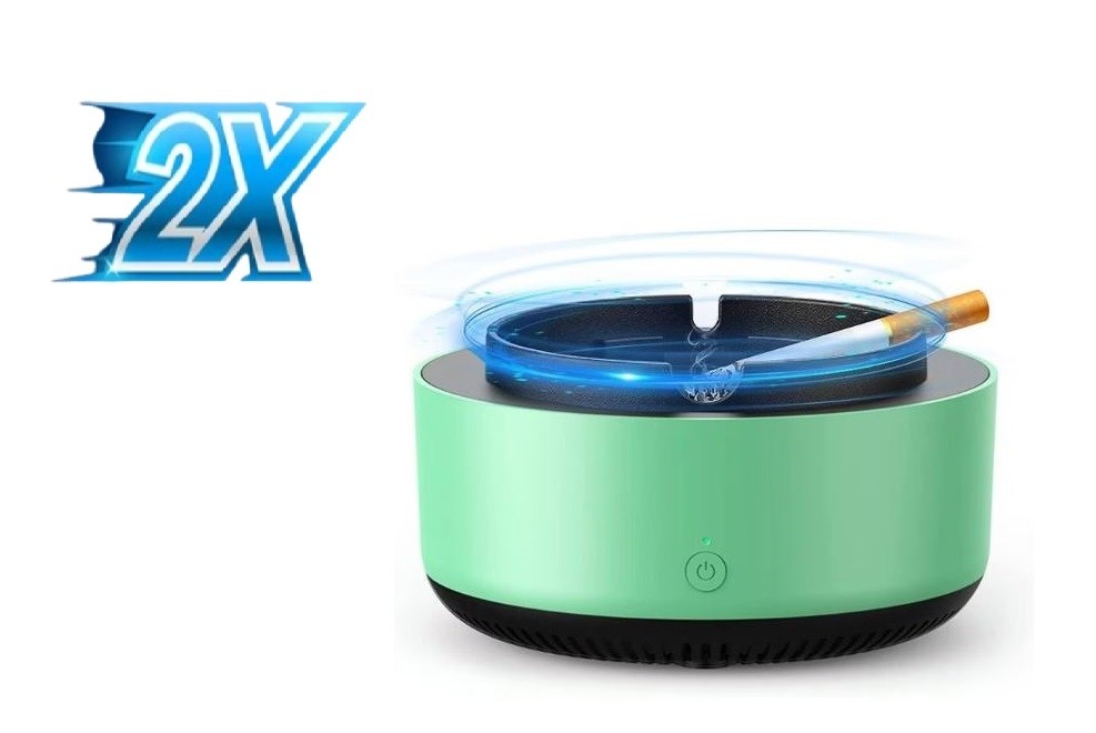 Set 2x Scrumiera Electrica, cu Aspiratie Directa