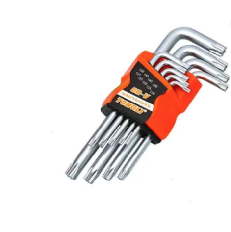 Set 9 Chei Imbus Torx STEA SCURTE Cr-v T10-T50 BricoMall BM-CH-TRX9S