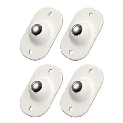 Set 4 rotite pivotante cu adeziv de lipit cu bila din metal BricoMall BM-RTL-PVT4