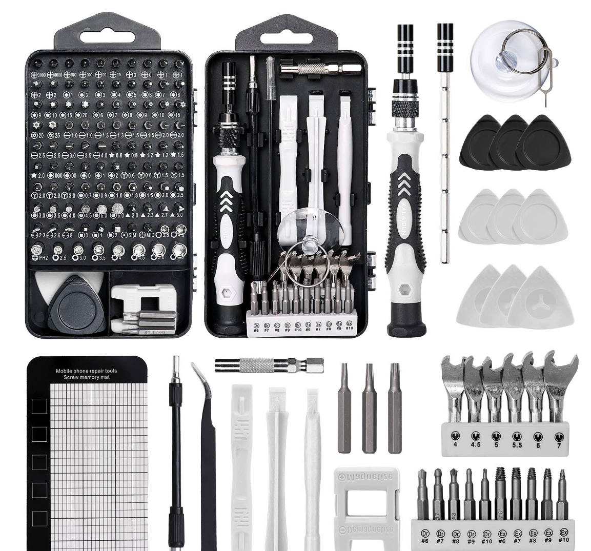Set surubelnita, biti otel, maner ergonomic cu 138 piese