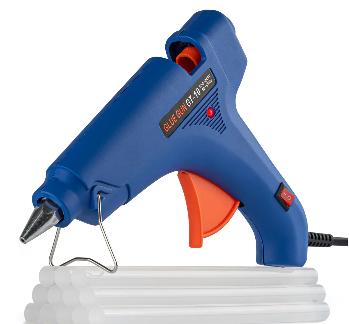 Pistol de lipit cu baghete de silicon, 80W