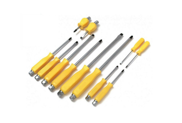 Set 12 surubelnite hexagonale cu varfuri magnetice BricoMall BM-SRBL12