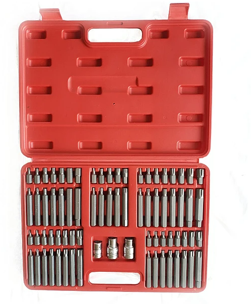 Trusa profesionala 75 biti + torx BricoMall BM-PRF75