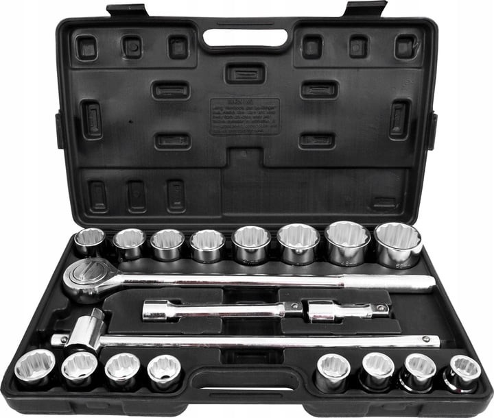 Trusa set chei tubulare 21 piese 3-4 19-50mm marimi mari 12 colturi bihexagonale