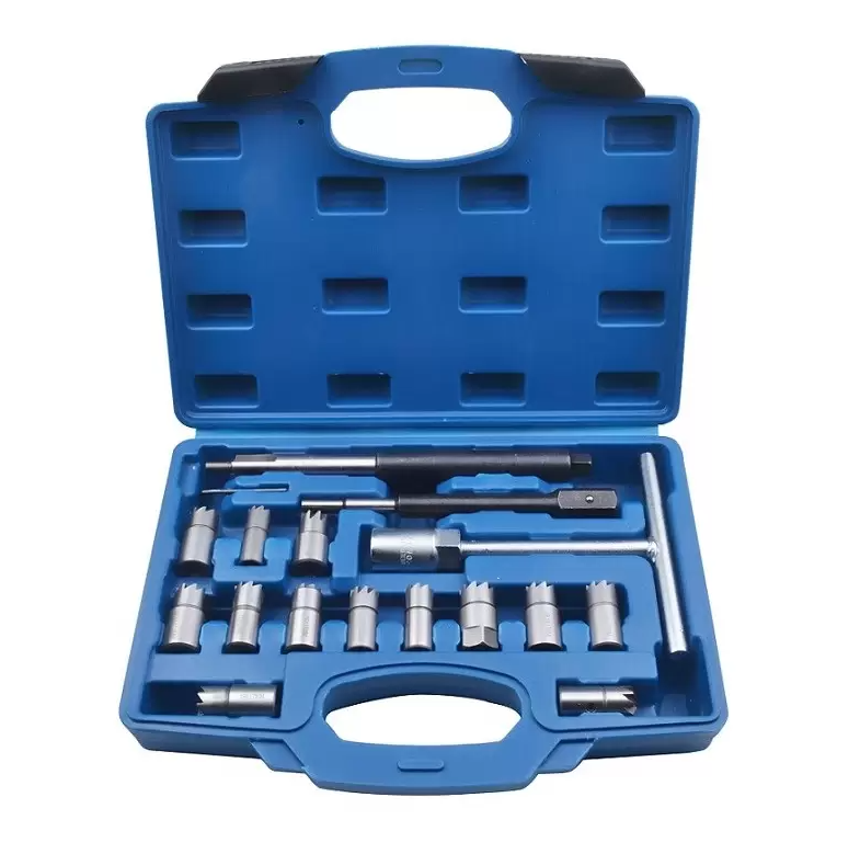  Trusa Bricomall cu freze pentru curatat orificiu injectoare 17-piese BM17