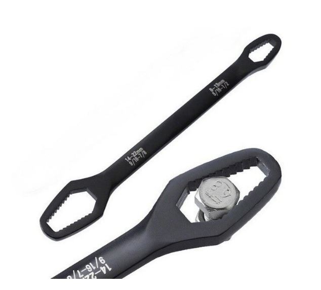 Cheie Multifunctionala Otel, Auto-Strangere Doua capete de la 8 mm La 22 mm