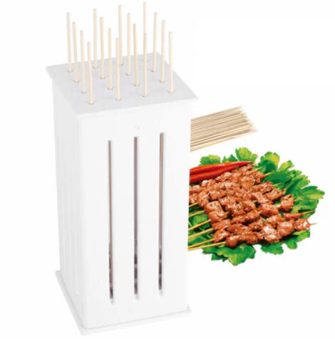 Dispozitiv pentru frigarui cu 32 de bete din bambus incluse