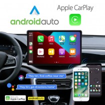 Navigatie Auto, CAMERA DVR FULL HD INCLUSA si Camera marsarier, GPS Portabil, Universal, CarPlay si Android Auto WI-FI, ecran tactil 4K 9.8 inch
