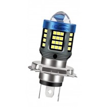 Bec Led H4 MOTO cu doua faze 3030 cu 61 LED SMD temperatura 6000k putere 160W 15000 lm