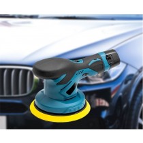 Aparat de slefuit/lustruit cu 2 acumulatori cu excentric, 2500-5000 rpm, 5 inch diametrul,12V, 1500mAh, pentru detalii auto