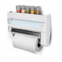 Dispenser 4in1 pentru bucatarie, folie alimentare, folie de aluminiu, rola de hartie