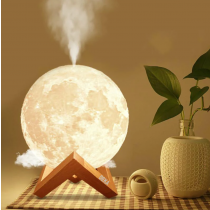 Lampa de veghe Luna Moon cu umidificator 3D, 880 ml, 15cm