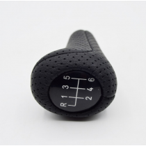 Nuca schimbator 6 trepte Piele Perforata, Q4-2 viteze compatibila BMW E46, E60, E39, BricoMall BM-6TRP