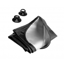 Set 2 Prelata protectie parbriz cu 2 fete Iarna / Vara 70 x 145 cm BricoMall BM-PRB2S