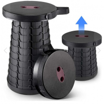 Scaun portabill pentru camping, retractabil, extensibil cu pliere telescopica