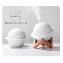 Difuzor ulei esential, umidificator, in forma de planeta, 3 tipuri de lumina, capacitate 200 ml