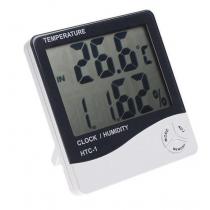 Termohigrometru calendar - senzor de umiditate, digital 3 in 1 cu ceas, alarma