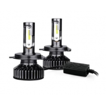 Set 2 Lampi Bricomall LED V80 H4 auto canbus cu doua faze putere 200W temperatura 6000K BM-V80H4